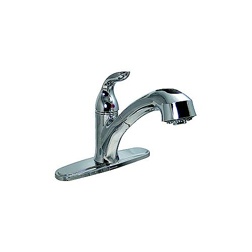 Valterra Phoenix 8″ Hybrid RV Kitchen Faucet with Pullout Spout & 56″ Hose
