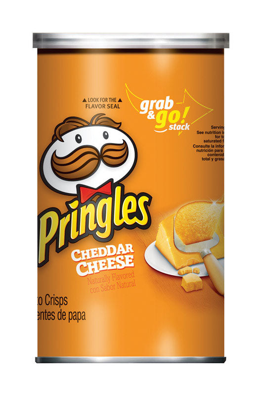 Pringles Cheddar Cheese Chips 5.57 oz Can, Pack of 14