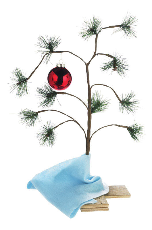 Peanuts Green Peanuts Charlie Brown Christmas Tree 24 in.