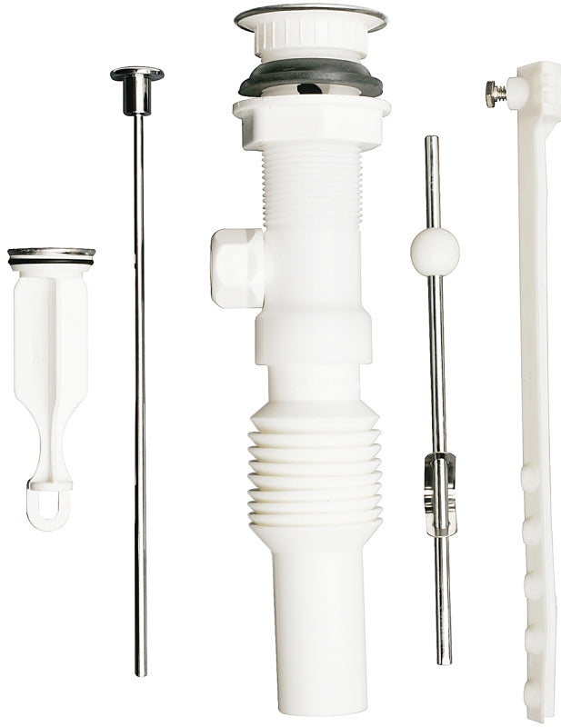 Plumb Pak PP812-70 Pop-Up Assembly, 1-1/4 in Connection, Slip-Joint, Plastic