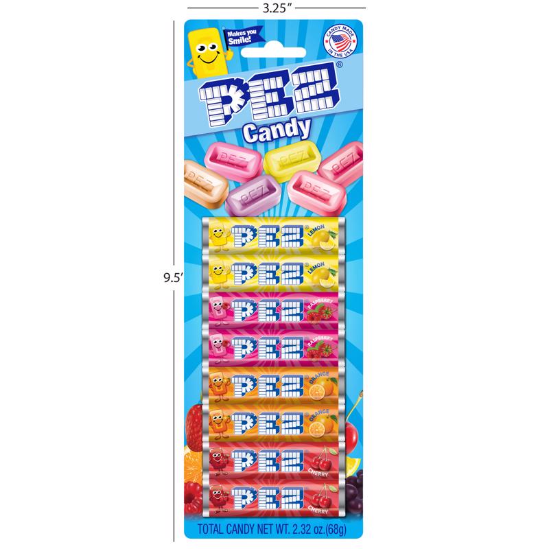 PEZ Fruit Candy 2.32 oz, Pack of 24