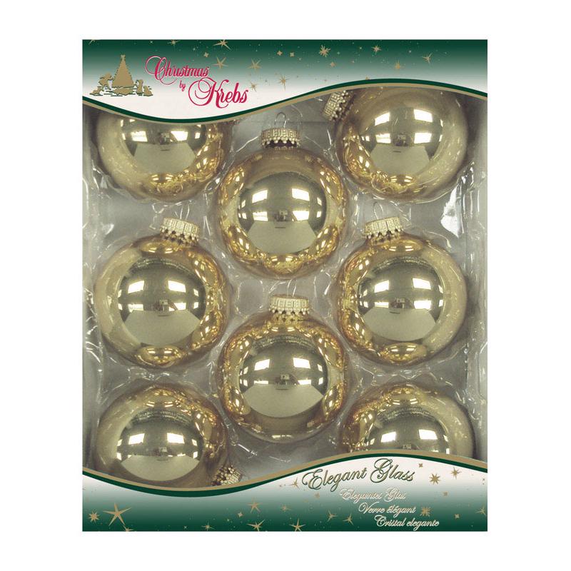 Christmas by Krebs Aztec Gold Ball Ornament, Pack of 12