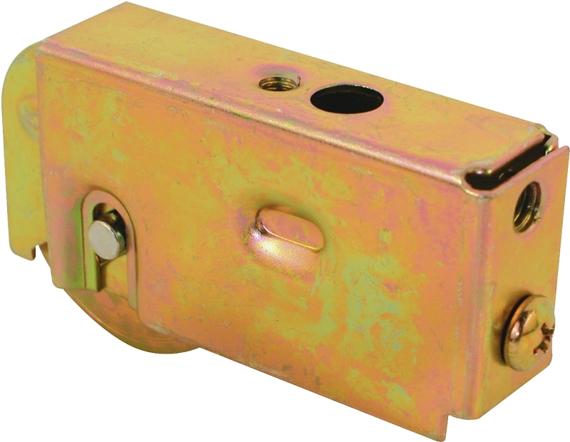 Prime-Line D 1563 Roller Assembly, 1-1/2 in Dia Roller, 5/16 in W Roller, Steel, 1-Roller, Plain Back