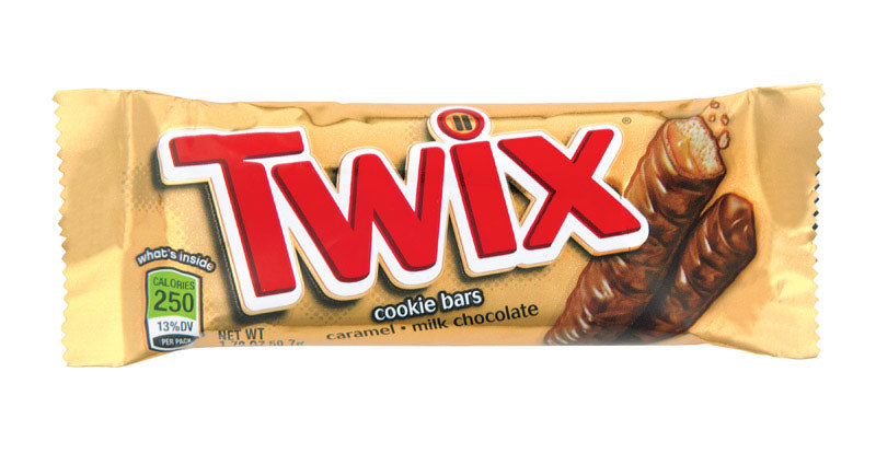 Twix Caramel, Milk Chocolate Cookie Bars 1.79 oz, Pack of 36