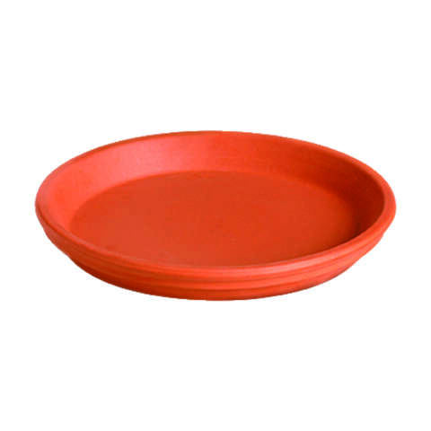 Deroma 1 in. H X 7.5 in. D Clay Traditional Plant Saucer Terracotta, Pack of 16