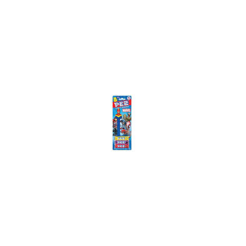 PEZ Marvel Fruit Flavor Candy and Dispenser 0.87 oz, Pack of 12