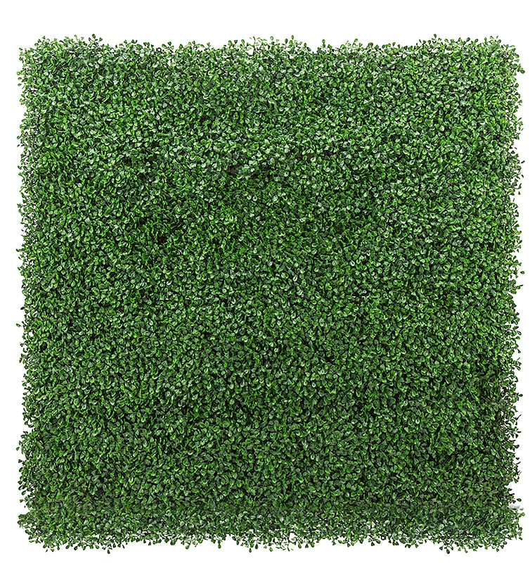 naturae decor MTR4040-2020 Boxwood Leaf Panel, 40 in W, 40 in H, Green, Adhesives, Fasteners Installation