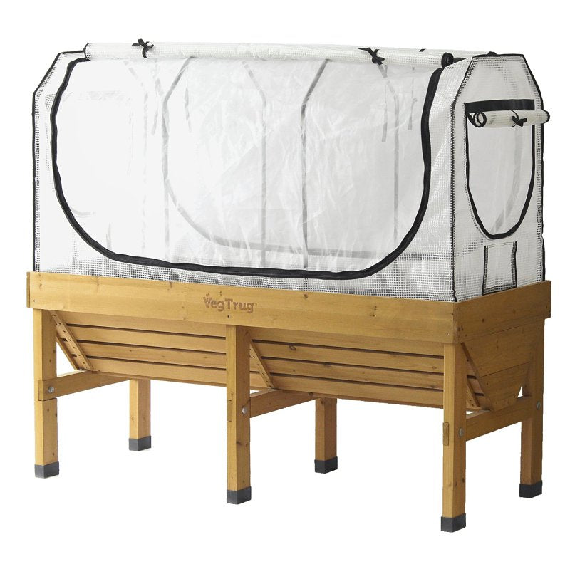 VegTrug Classic MGKIT1244 Greenhouse Frame and Multi-Cover Set, Steel Frame/Polyethylene Cover, Clear