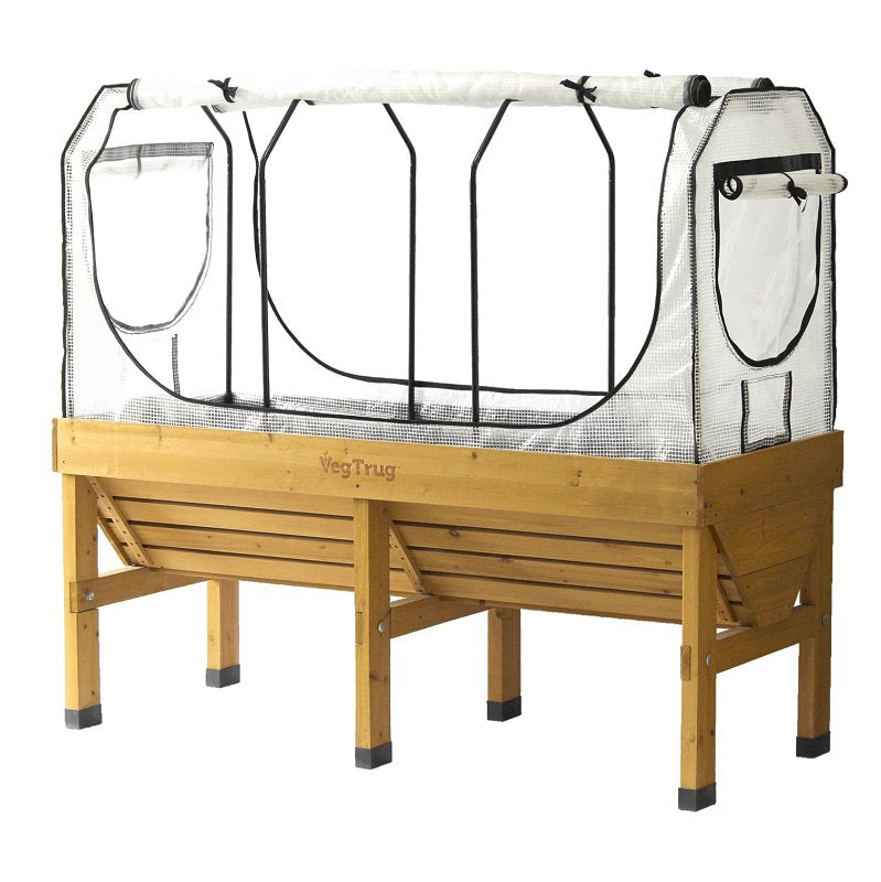 VegTrug Classic MGKIT1244 Greenhouse Frame and Multi-Cover Set, Steel Frame/Polyethylene Cover, Clear