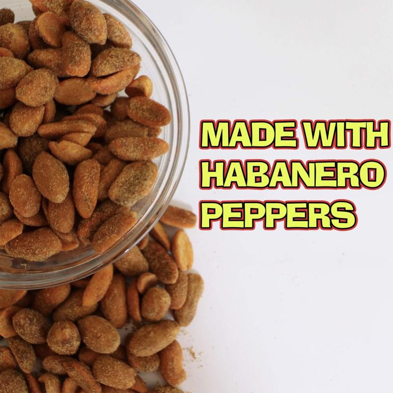 Ass Kickin' Habanero Pepper Peanuts 12 oz Canister