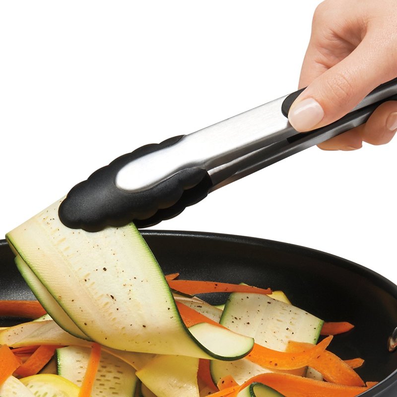 Good Grips 1054627V4 Serving Tong, 9 in L, Stainless Steel