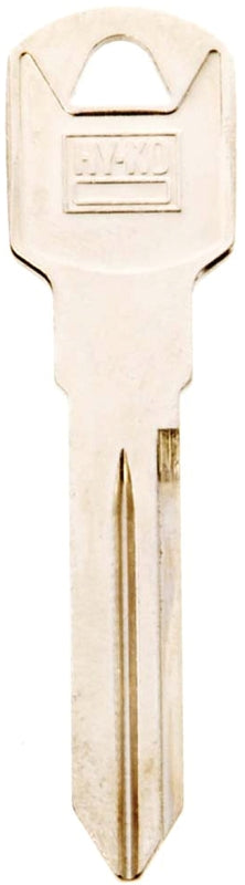 Hy-Ko 11010B89 Key Blank, Brass, Nickel, B89 Key Number, Pack of 10