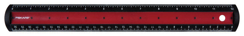 Fiskars 12 in. L X 1 in. W Plastic Ruler Metric and SAE, Pack of 6