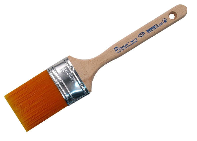 Proform Picasso PIC4-2.5 Paint Brush, 2-1/2 in W, Straight Cut Oval Brush, PBT Bristle, Standard Handle