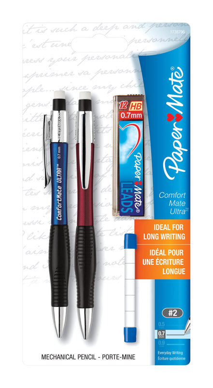 Paper Mate Comfort Mate Ultra #2HB 0.7 mm Mechanical Pencil 2 pk, Pack of 6