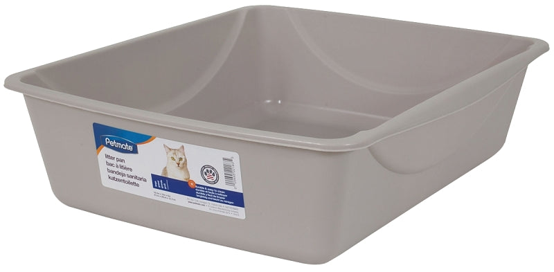 Arm & Hammer 22193 Cat Litter Pan, Pearl Ash Blue