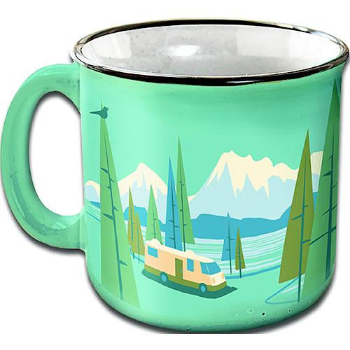 JR Products Camp Casual CC004TL Mug, Bird's Eye View