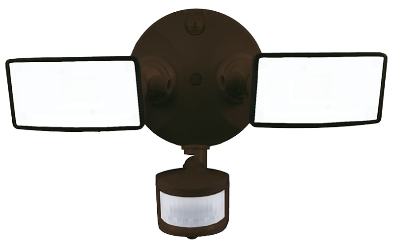 Halo TGS Series TGS2S402MSRB Motion Sensor Flood Light, 120 V, 20.9 W, LED Lamp, 2500 Lumens, 4000 K Color Temp