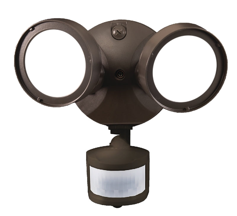 Halo TGS Series TGS2S402MRRB Motion Sensor Flood Light, 8 x 6.4 in Dimensions, 2500 Lumens, Bronze Fixture, 120 V