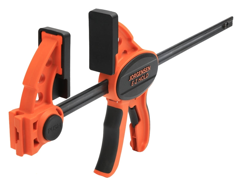 Pony E-Z HOLD Series 33412 Medium-Duty Expandable Bar Clamp, 400 lb, 12 in Max Opening Size, 3-3/8 in D Throat