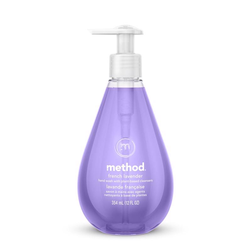 Method French Lavender Scent Gel Hand Wash 12 oz, Pack of 6