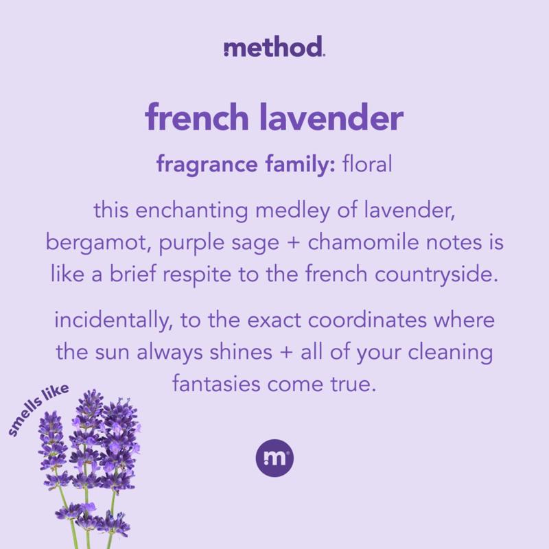 Method French Lavender Scent Gel Hand Wash 12 oz, Pack of 6