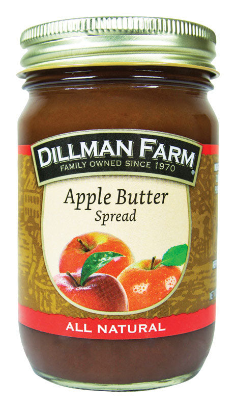 Dillman Farm All Natural Apple Butter Spread 14 oz Jar, Pack of 6
