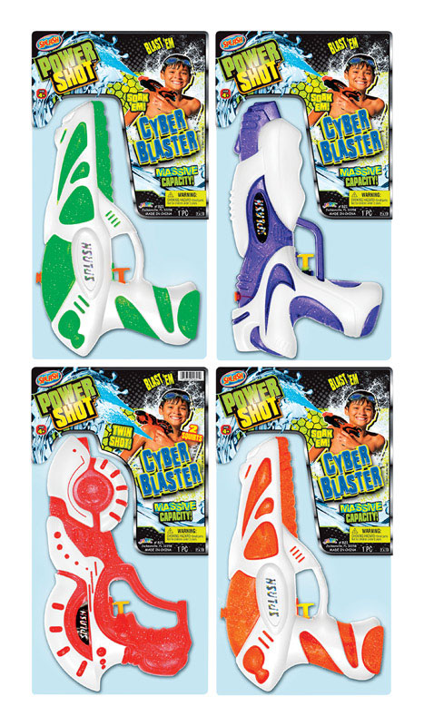 Ja-Ru Splash Outdoor Water Toys Water Gun plastic 1 pk, Pack of 24