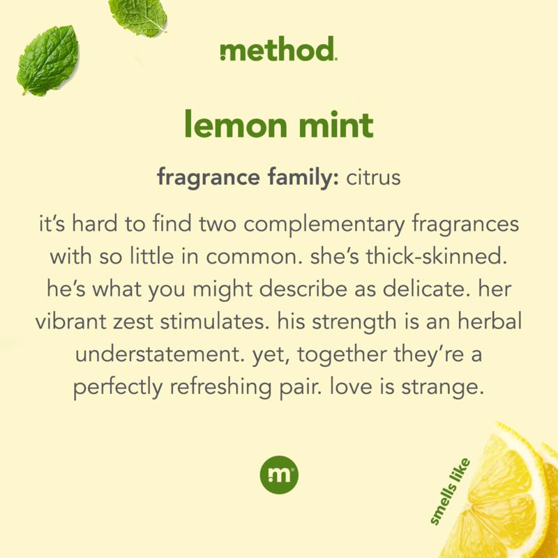 Method Lemon Mint Scent Foam Hand Wash 10 oz, Pack of 6