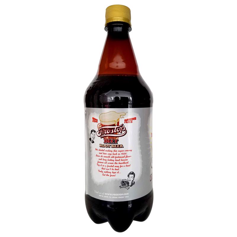 Frostop Diet Root Beer Soda 32 oz 1 pk, Pack of 15