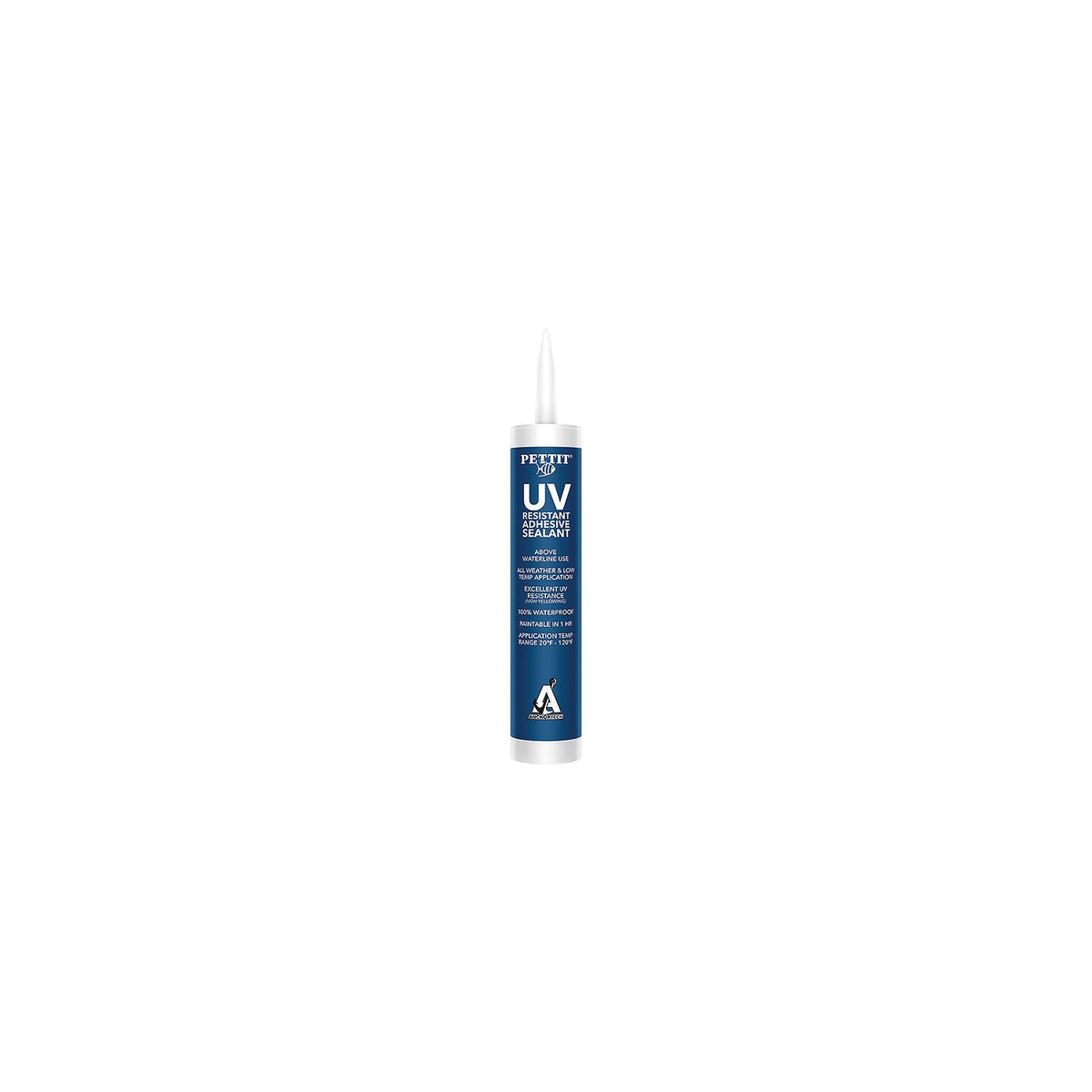 Pettit 6010C Anchortech UV Resistant Adhesive Sealant, 10.1 oz., White