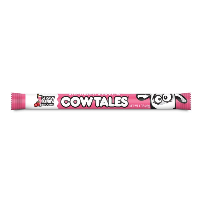 Goetze's Candy Cow Tales Strawberry Smoothie Candy 1 oz, Pack of 36