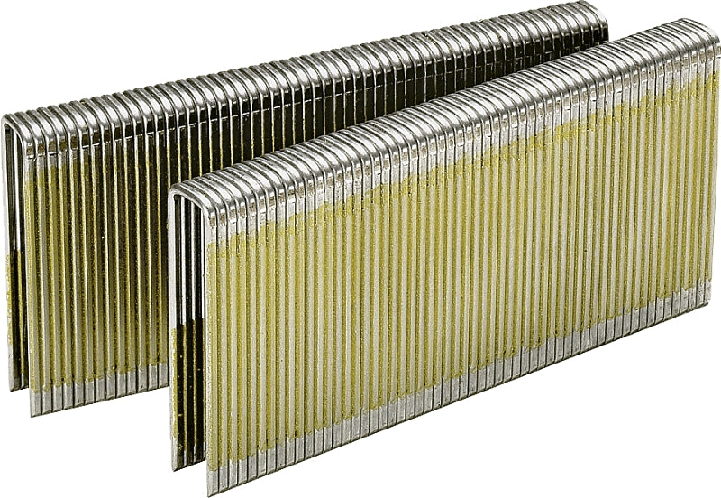 Senco L13BABN Wire Staple, 1/4 in W Crown, 1 in L Leg, 18 ga, Steel, Galvanized, 5000/BX
