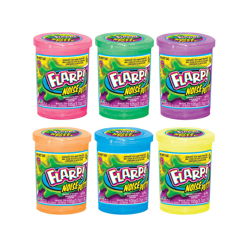 Flarp Noise Putty Assorted 1 pc, Pack of 12