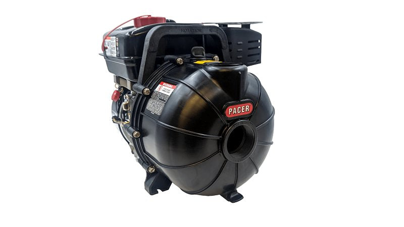Pacer Pumps S Series SE2UL CX208 Transfer Pump, 5.5 hp, 2 in Outlet, 200 gpm, Thermoplastic