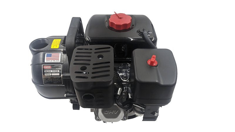 Pacer Pumps S Series SE2UL CX208 Transfer Pump, 5.5 hp, 2 in Outlet, 200 gpm, Thermoplastic