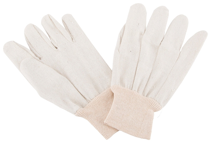 Diamondback GV-5221-3L Work Gloves, Unisex, One-Size, 10-1/4 in L, Straight Thumb, Knit Wrist Cuff, Cotton/Polyester, Pack of 12