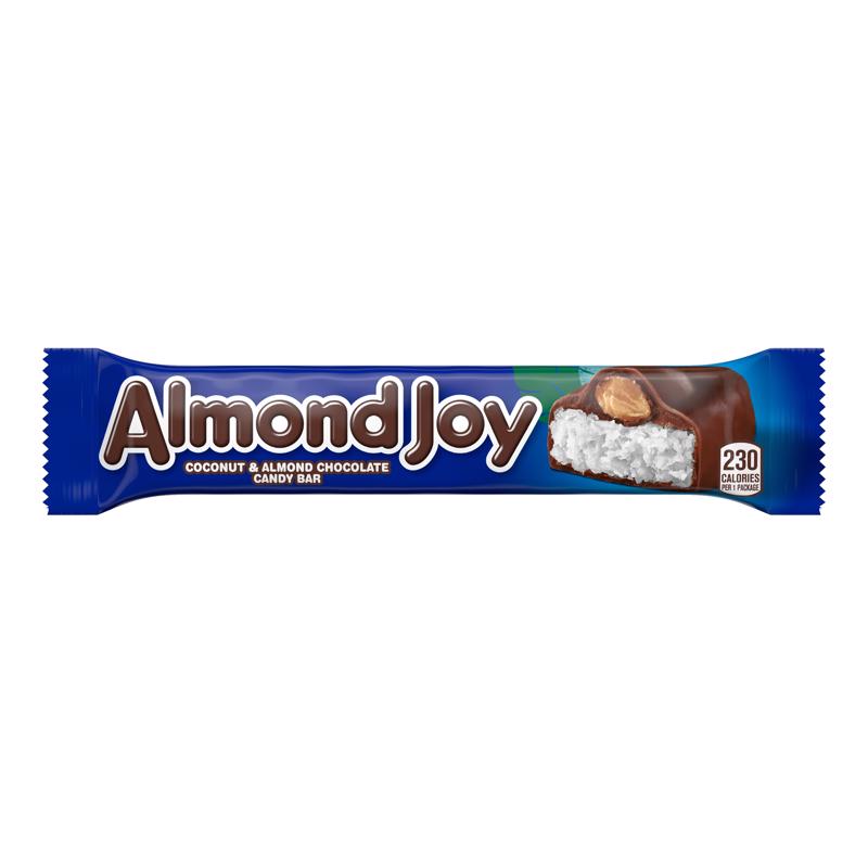 Almond Joy Coconut and Almond Chocolate Candy Bar 1.61 oz, Pack of 24