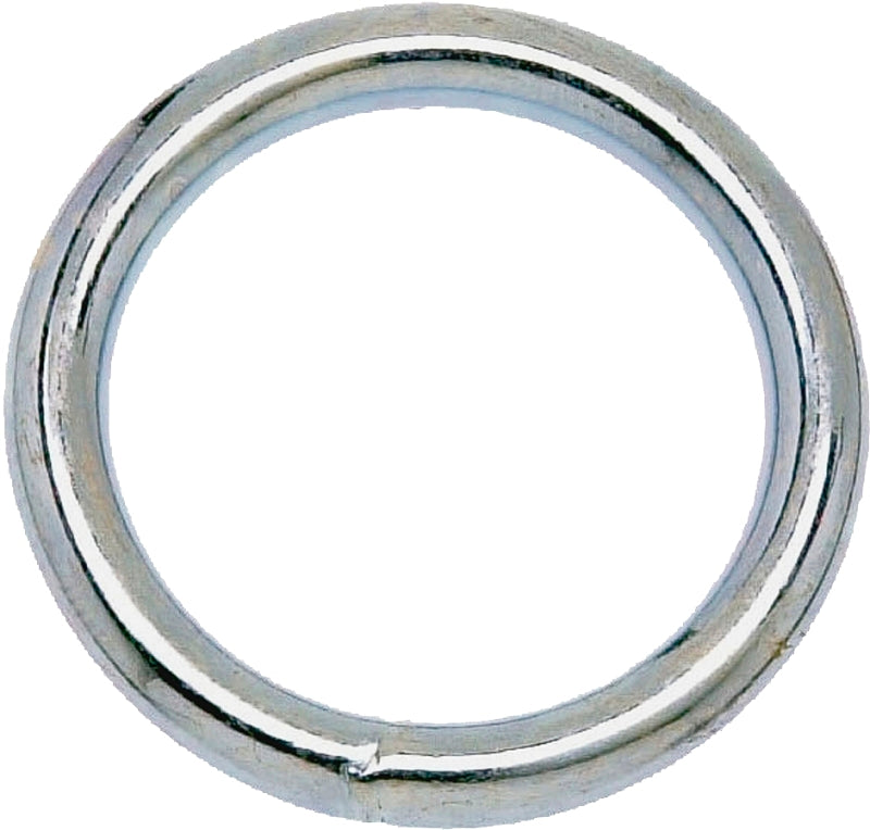 Campbell T7661154 Welded Ring, 150 lb Working Load, 2 in ID Dia Ring, #7B Chain, Bronze, Polished