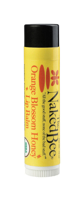 The Naked Bee Orange Blossom Honey Scent Lip Balm .15 oz 1 pk, Pack of 25