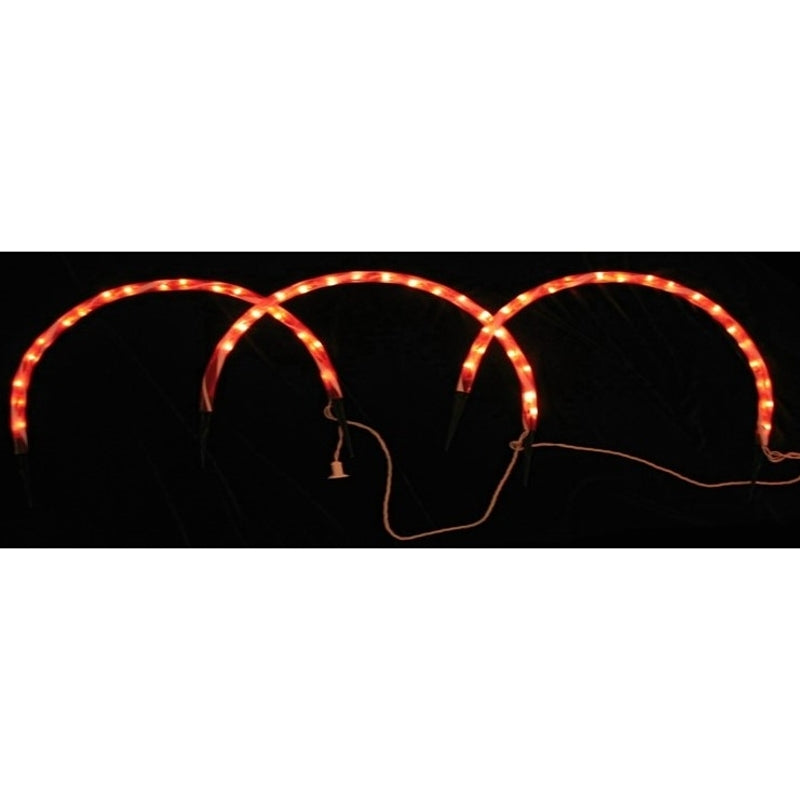 Santas Forest 58801 Candy Cane Pathway Marker, 12 in