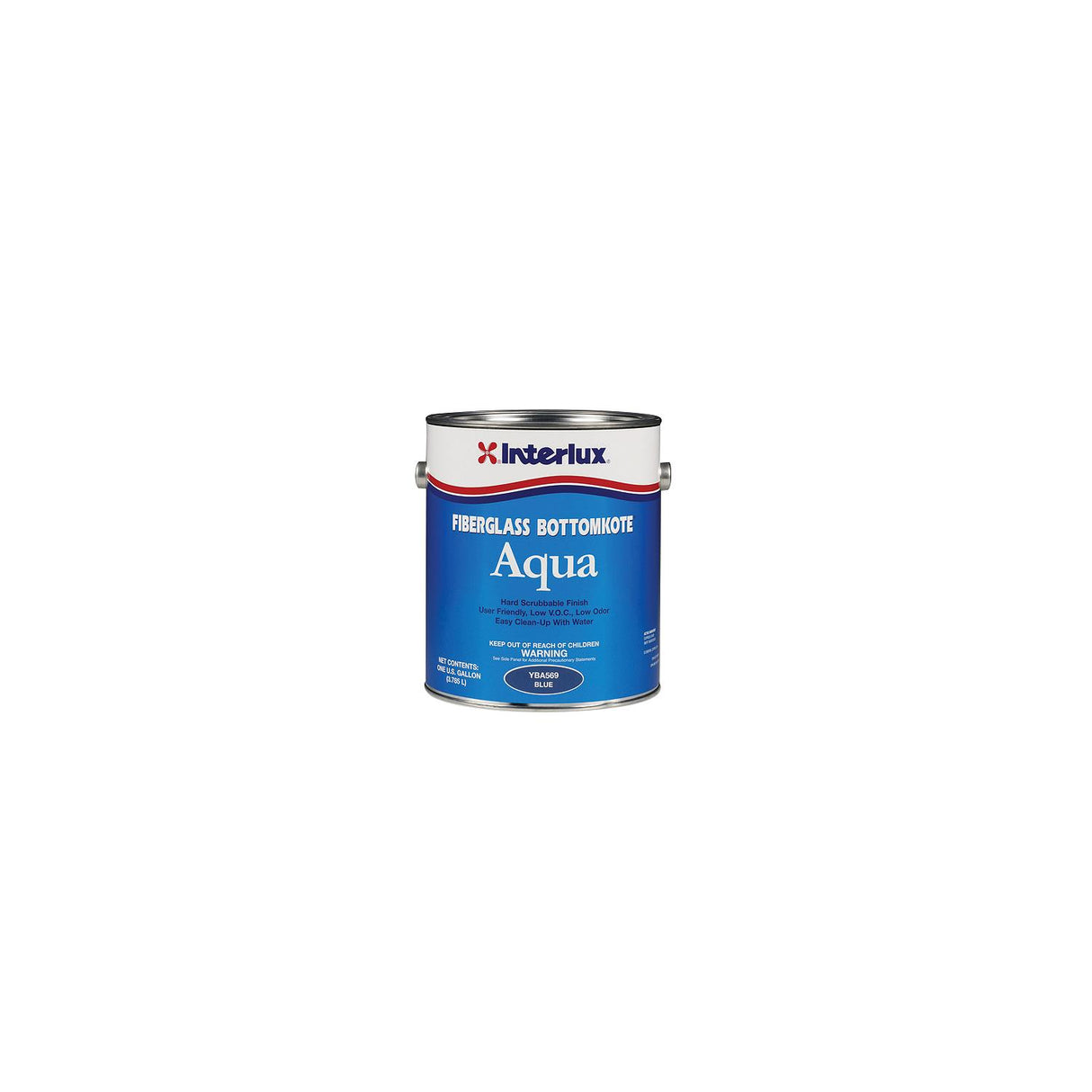 Interlux YBA569G Fiberglass Bottomkote Aqua, Blue, Gal.