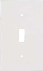 M-D 03434 Series Wallplate Sealer, For: Standard 1-Gang Switch Plates, Foam, White