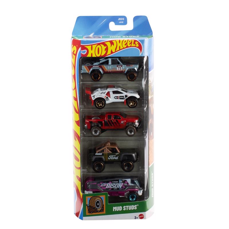 Hot Wheels Diecast Car Multi-Colored 5 pc