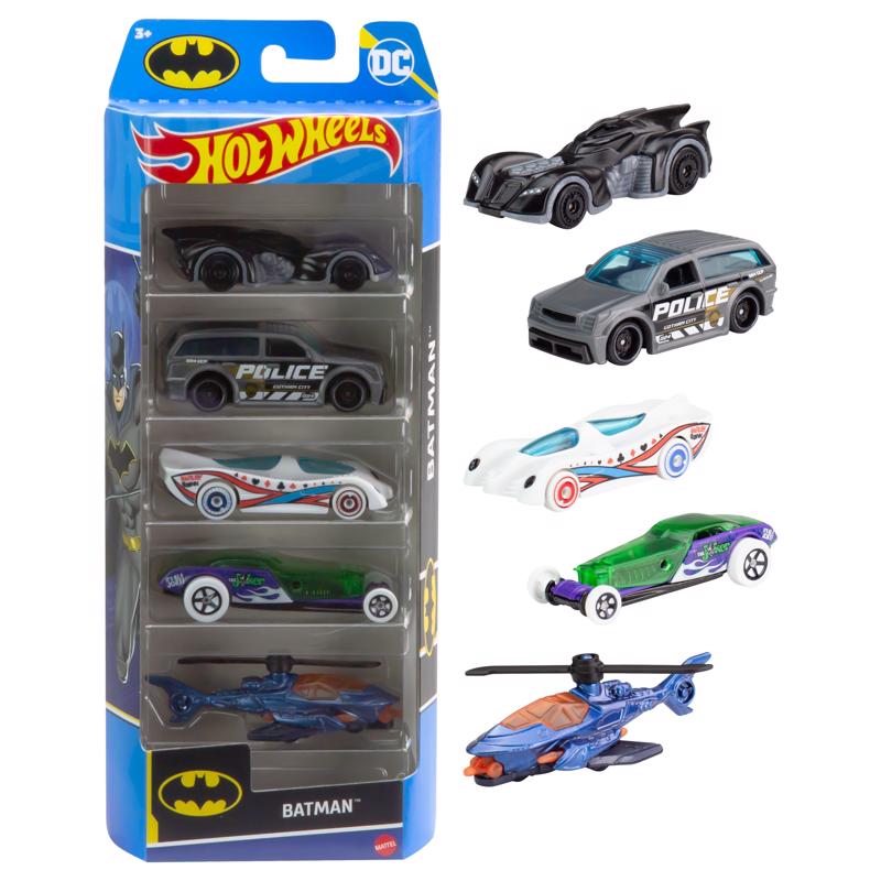 Hot Wheels Diecast Car Multi-Colored 5 pc