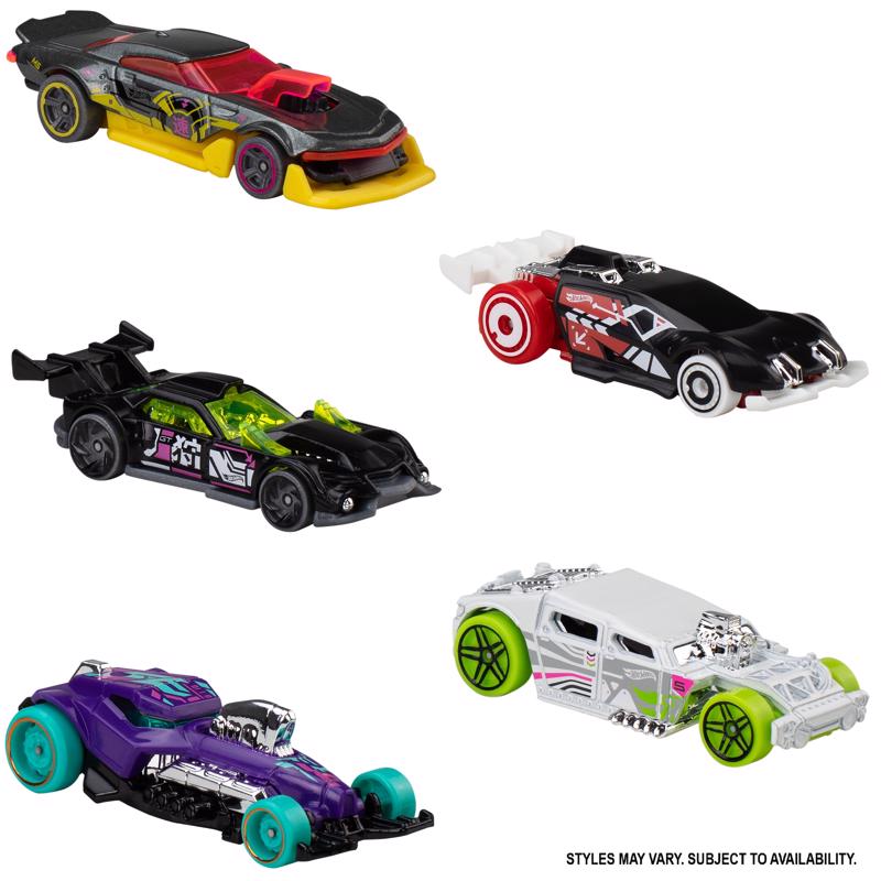 Hot Wheels Diecast Car Multi-Colored 5 pc