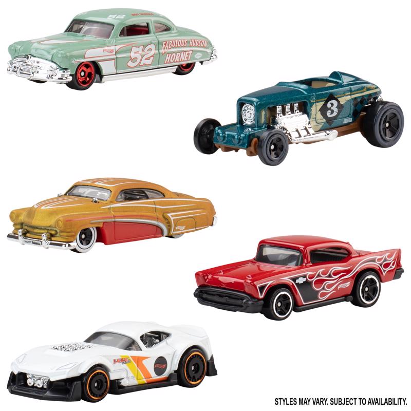 Hot Wheels Diecast Car Multi-Colored 5 pc