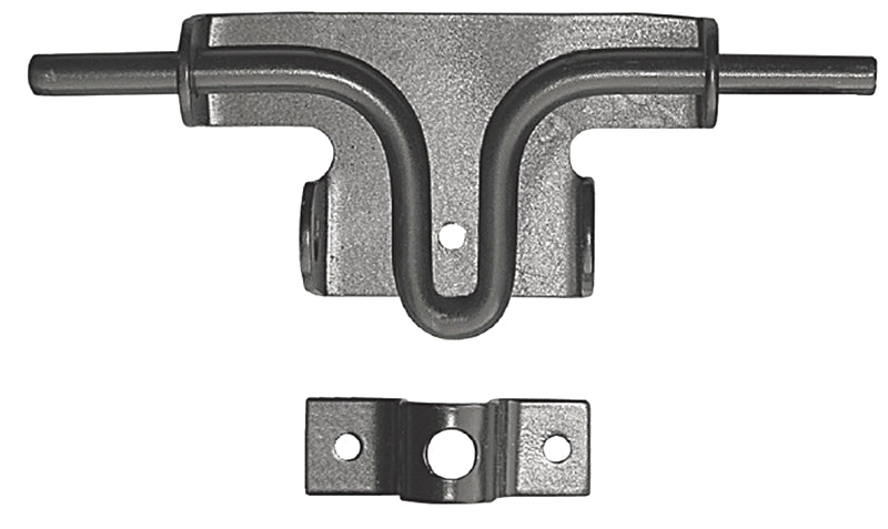 Nuvo Iron SBL/B Slide Bolt Latch, 13 in L, 11 in W, Galvanized Steel, Black, Powder-Coated Satin