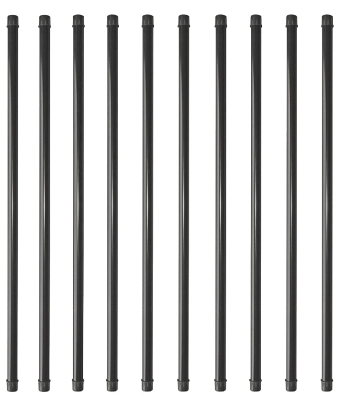 Nuvo Iron RDPS32 Tubing Baluster, 32 in L, Round, Steel, Galvanized