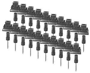 Nuvo Iron SQMDRA Series Deck Rail Connector, For: 3/4 in Square Balusters, Steel